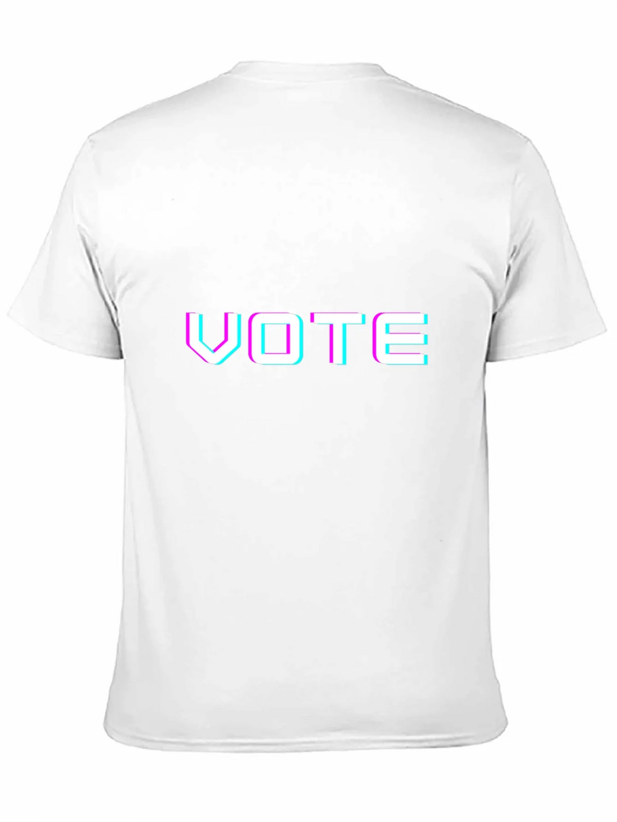 Vote Glitchcore Tee - Unisex Black T-Shirt product image 10