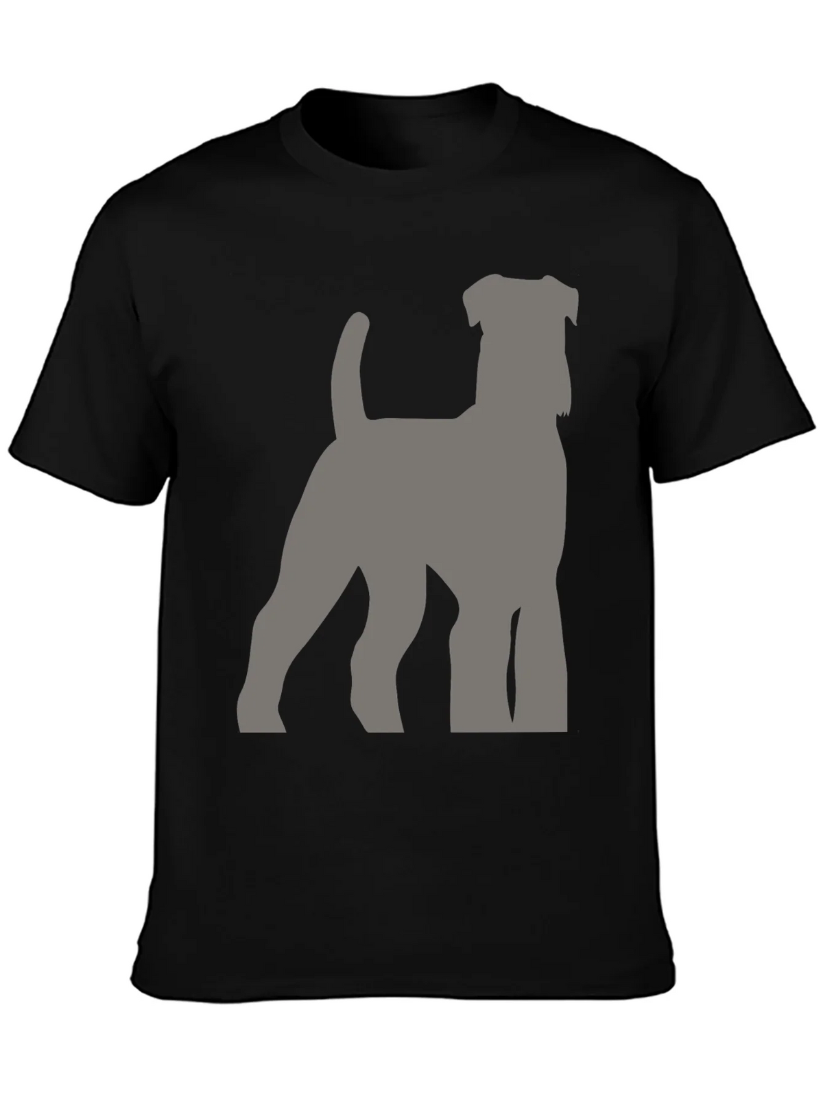 Dog Breed Silhouette Graphic Tee - Black product image 3