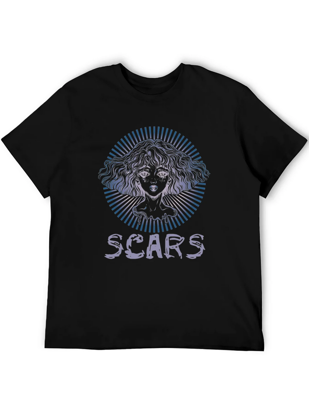 Scars Graphic Tee - Unisex Black Cotton Shirt product image 5