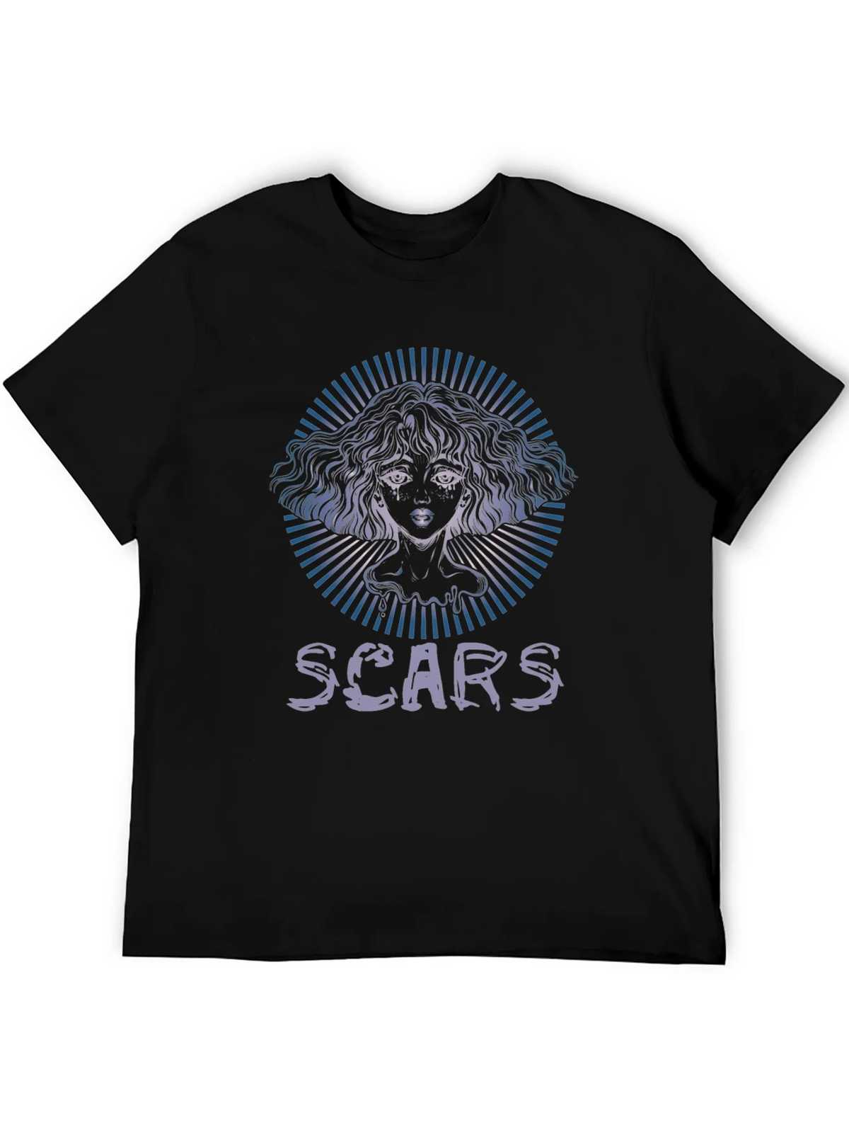 Scars Graphic Tee - Unisex Black Cotton Shirt product image 5