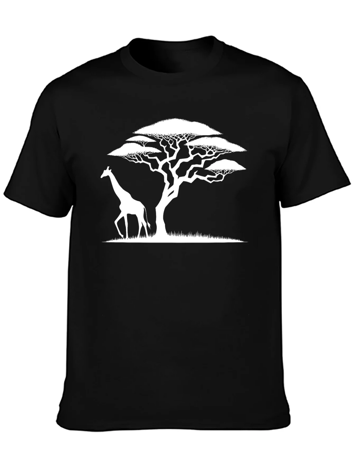 Giraffe and Acacia Tree Graphic Tee product image 3