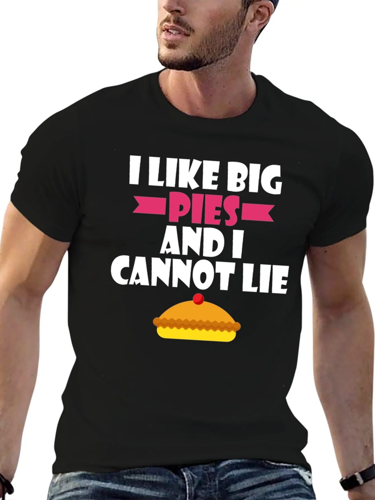 I Like Big Pies Funny Graphic T-Shirt product image 6