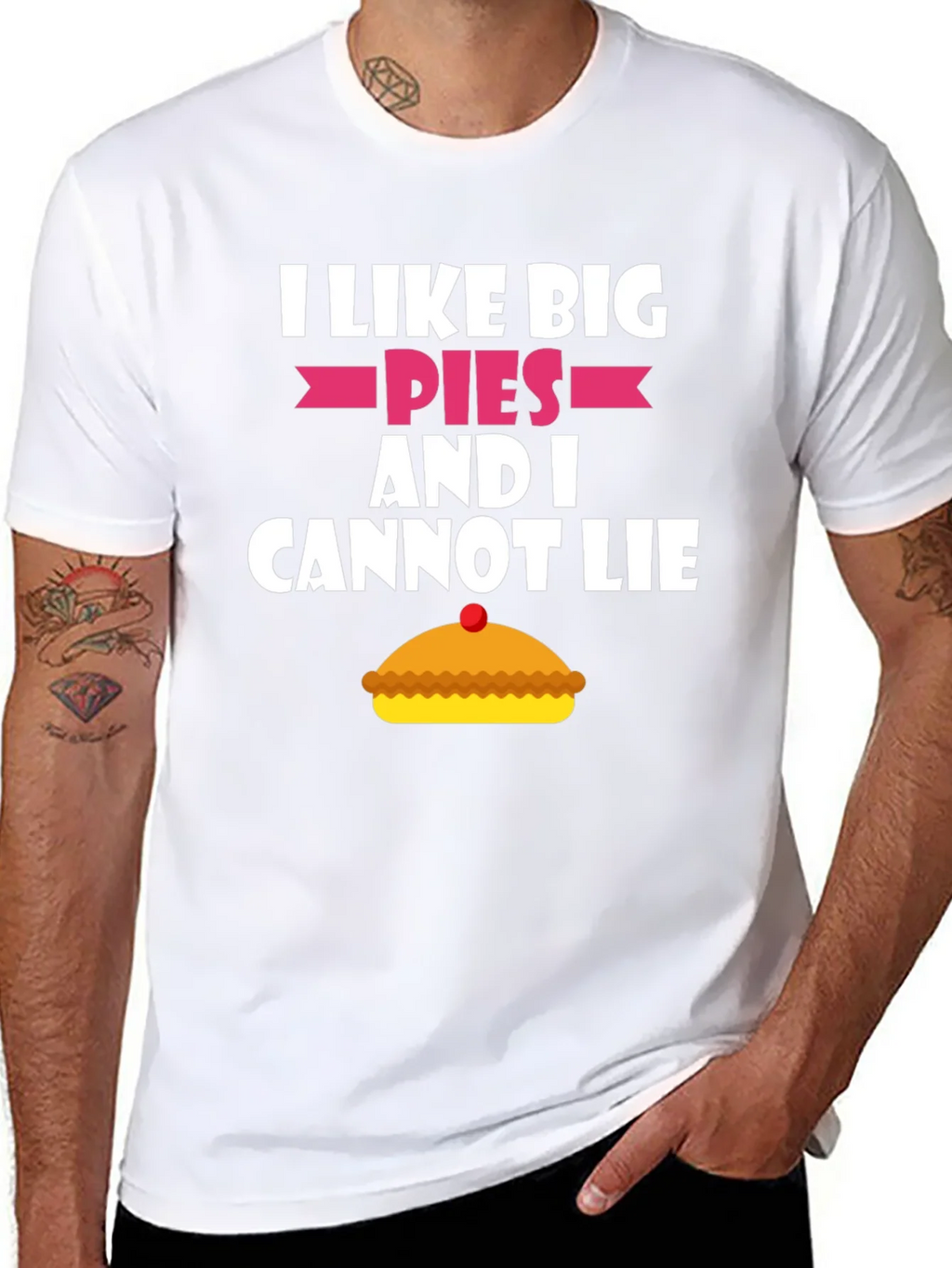 I Like Big Pies Funny Graphic T-Shirt product image 7