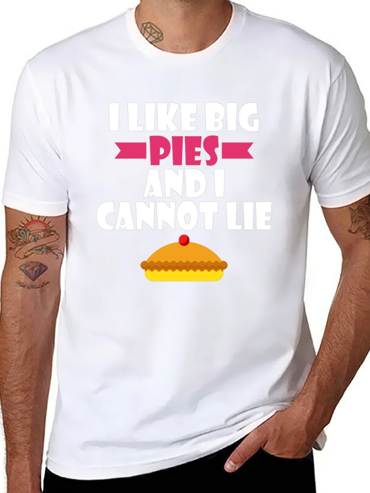 I Like Big Pies Funny Graphic T-Shirt product image 7
