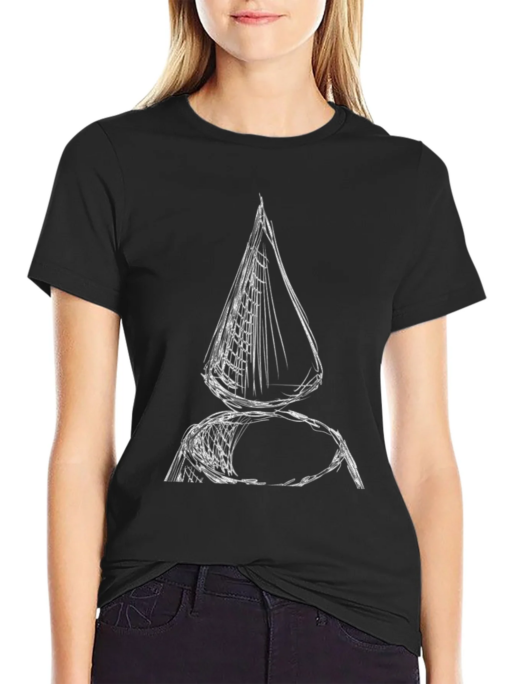 Abstract Nautical Sketch Tee product image 2