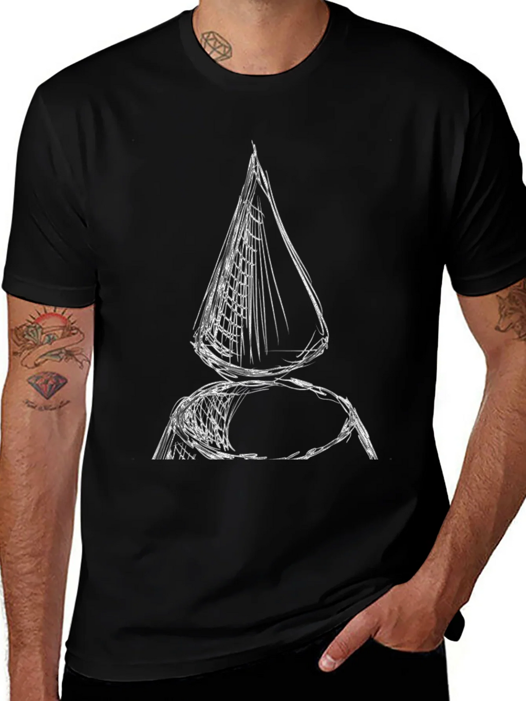 Abstract Nautical Sketch Tee product image 1