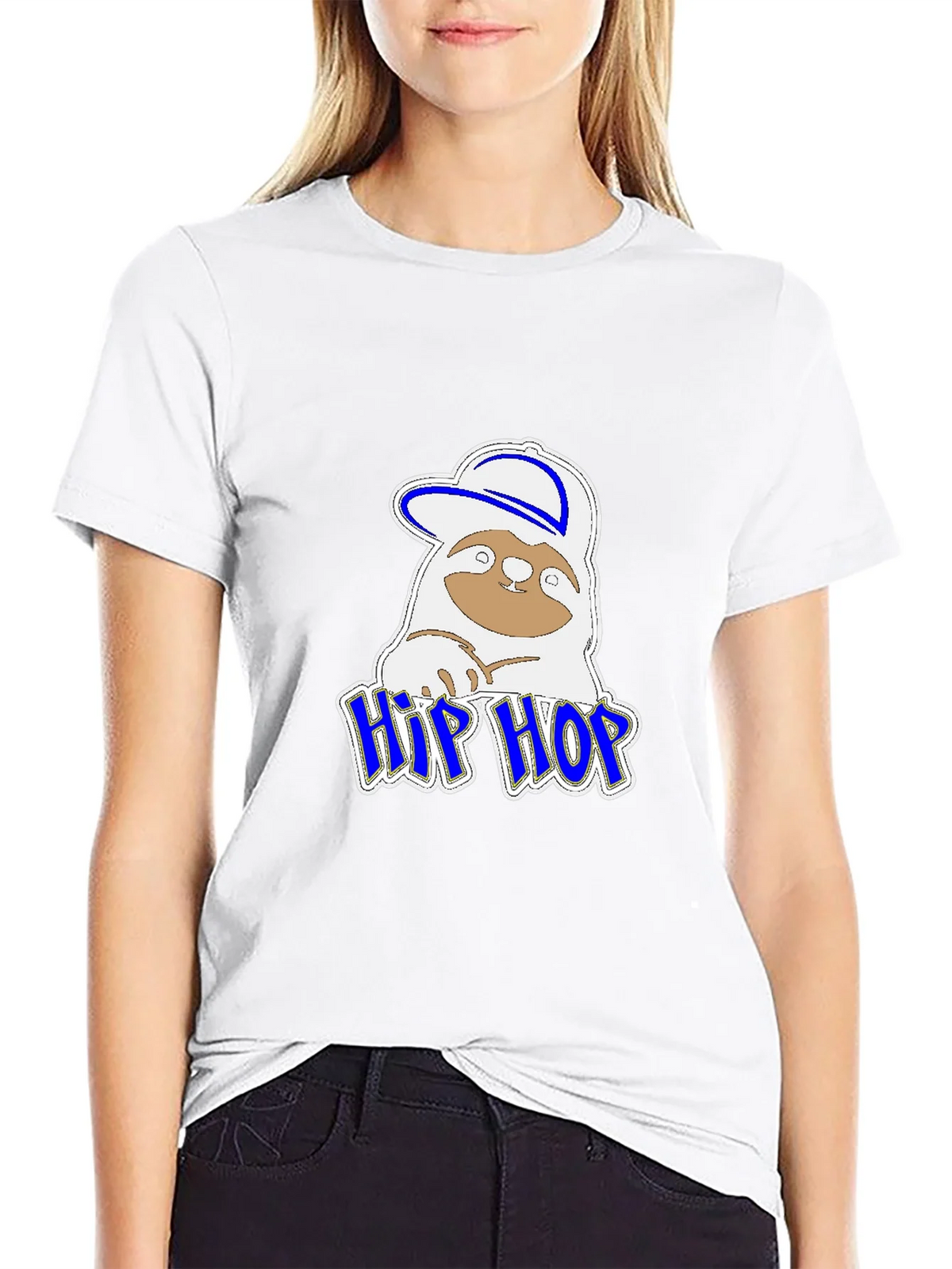 Hip Hop Sloth Graphic T-Shirt product image 8
