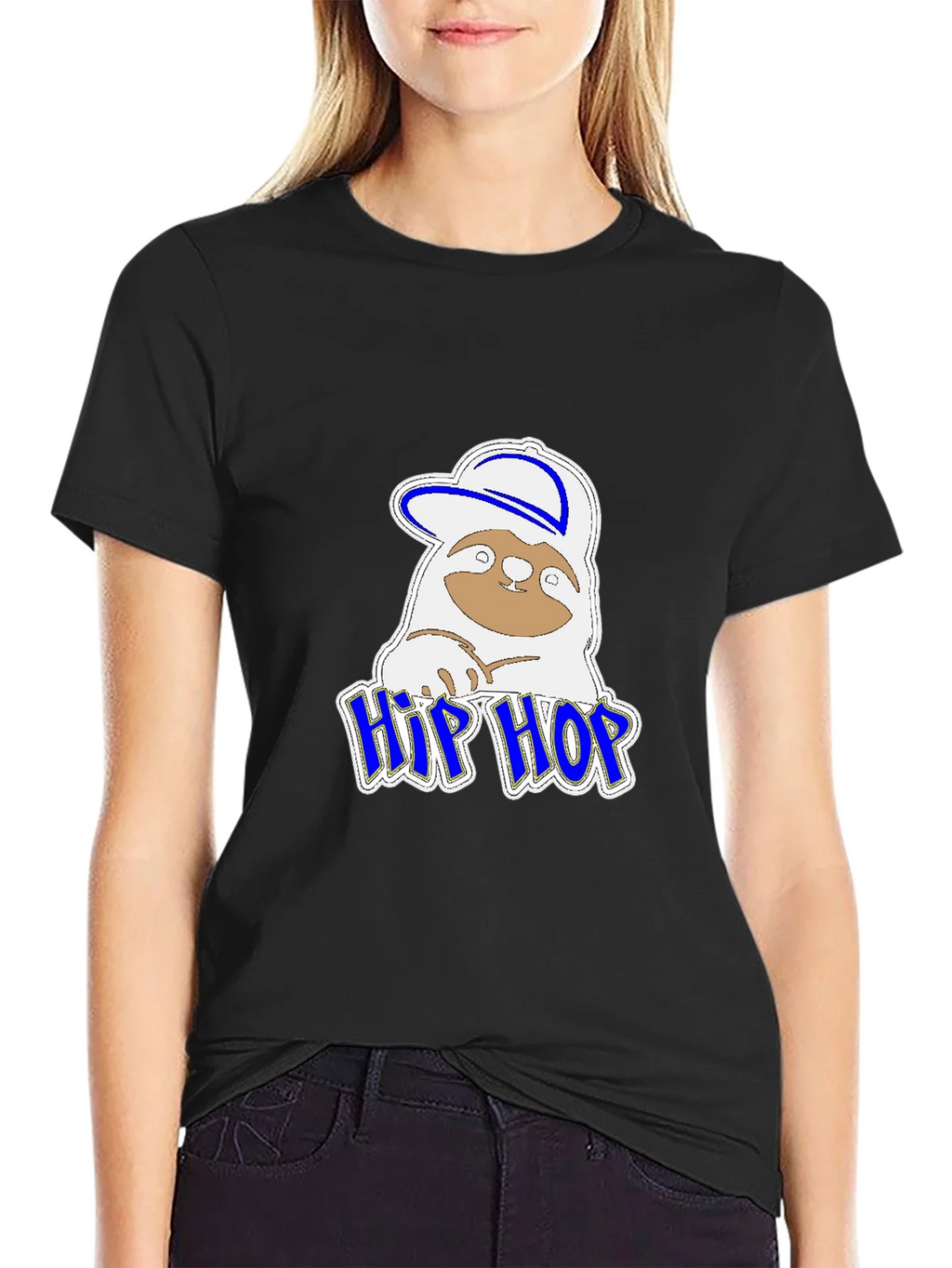 Hip Hop Sloth Graphic T-Shirt product image 2