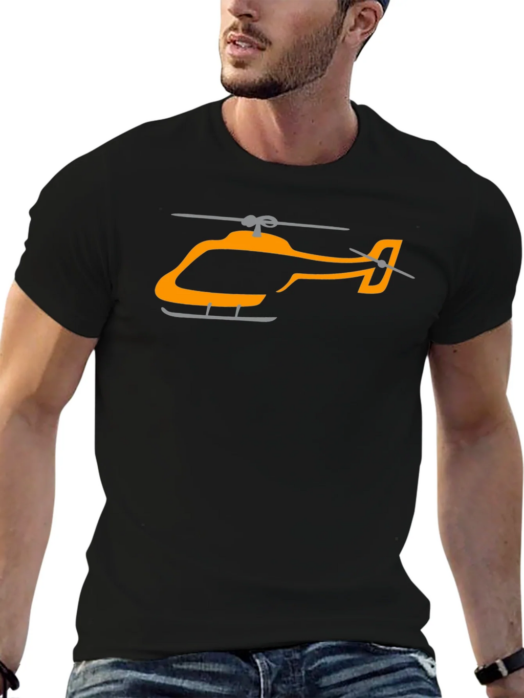 Helicopter Graphic T-Shirt - Modern Aviation Tee product image 6