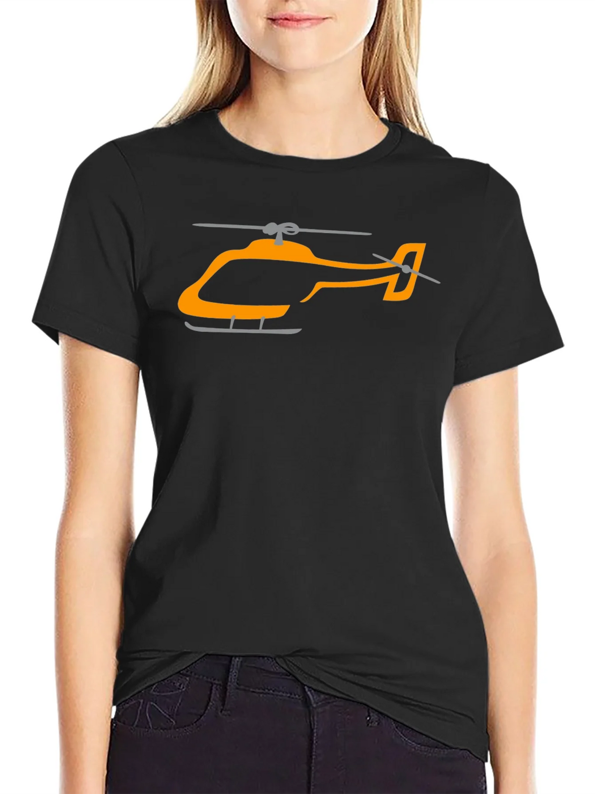 Helicopter Graphic T-Shirt - Modern Aviation Tee product image 2