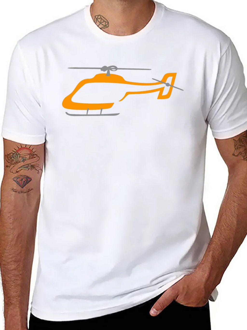 Helicopter Graphic T-Shirt - Modern Aviation Tee product image 7