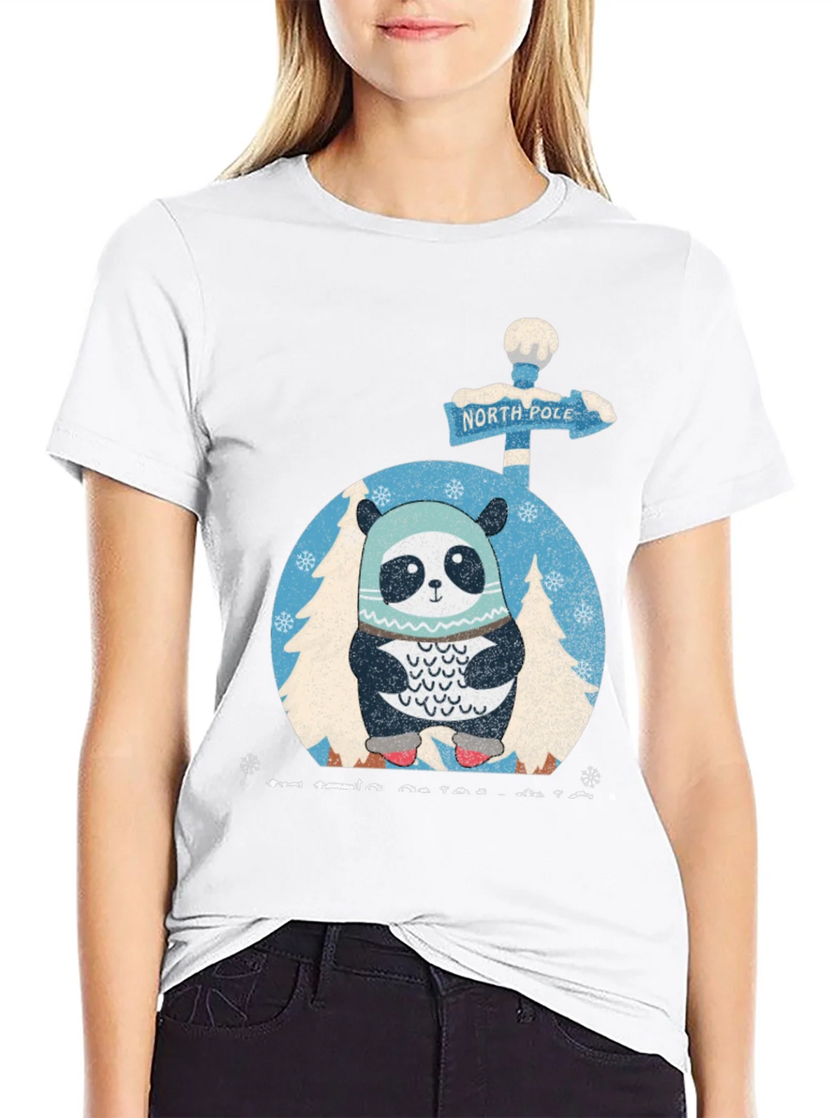 Winter Panda Graphic Tee product image 8