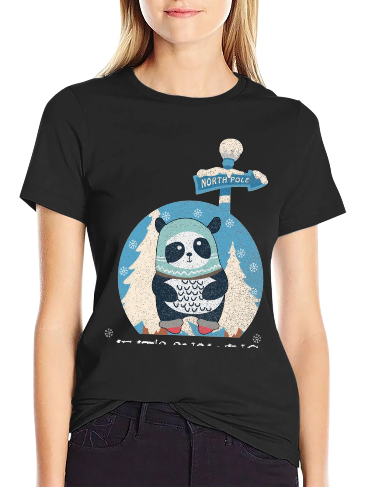 Winter Panda Graphic Tee product image 2