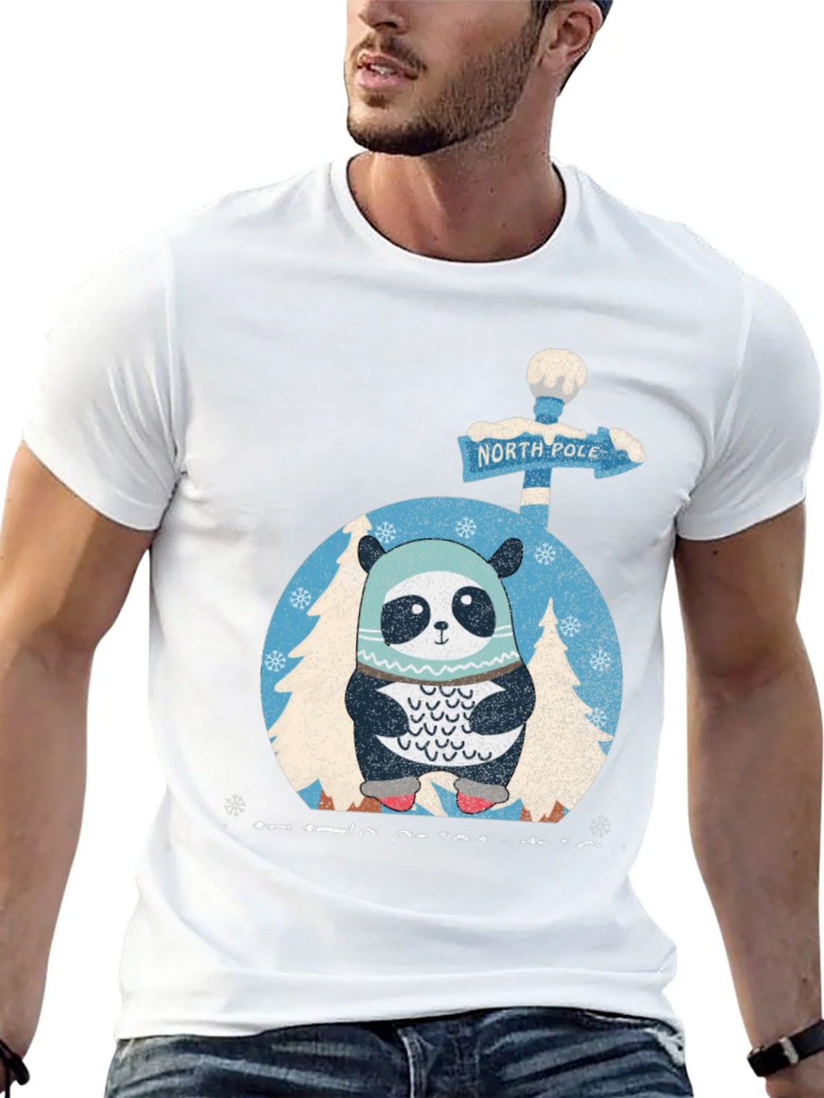 Winter Panda Graphic Tee product image 12