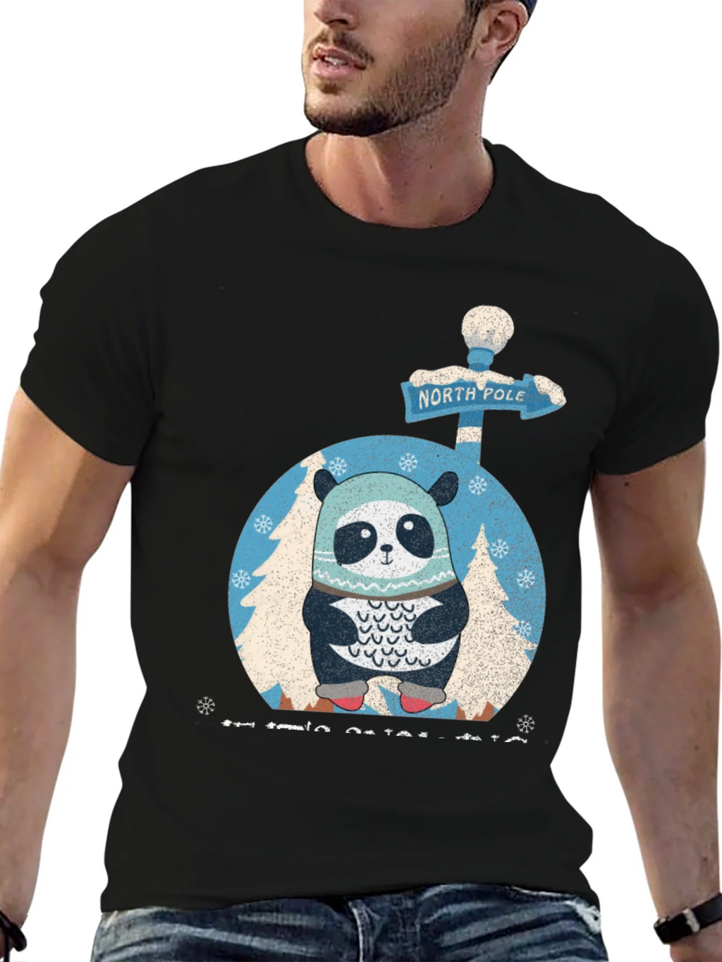 Winter Panda Graphic Tee product image 6