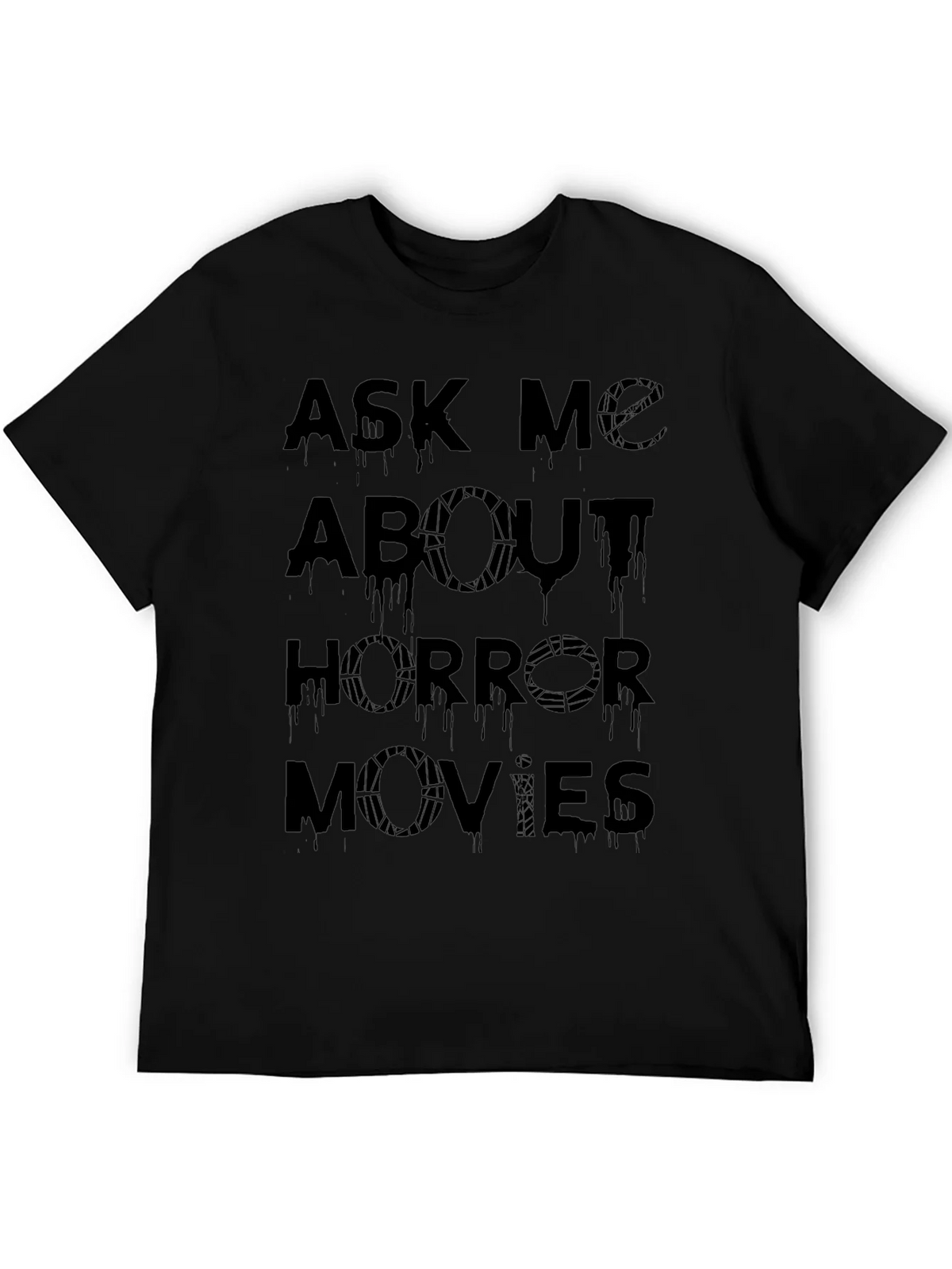 Ask Me About Horror Movies Graphic T-Shirt product image 5