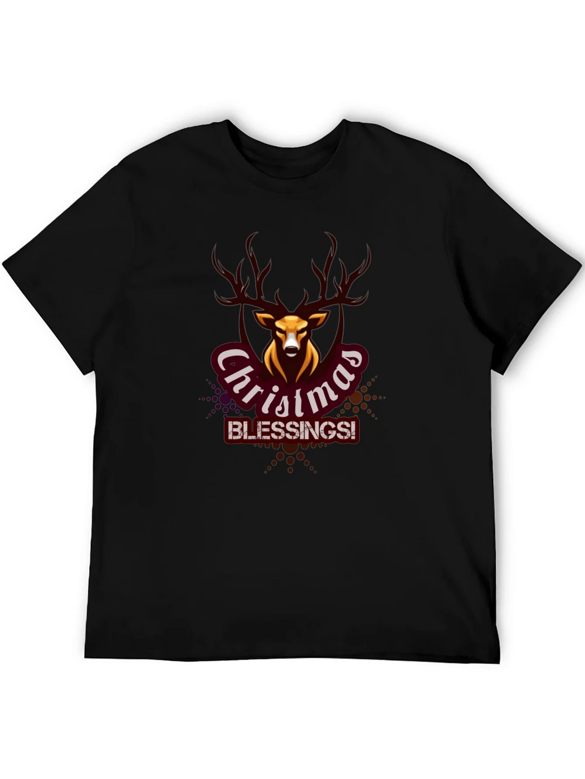Christmas Blessings Deer Graphic Tee product image 3