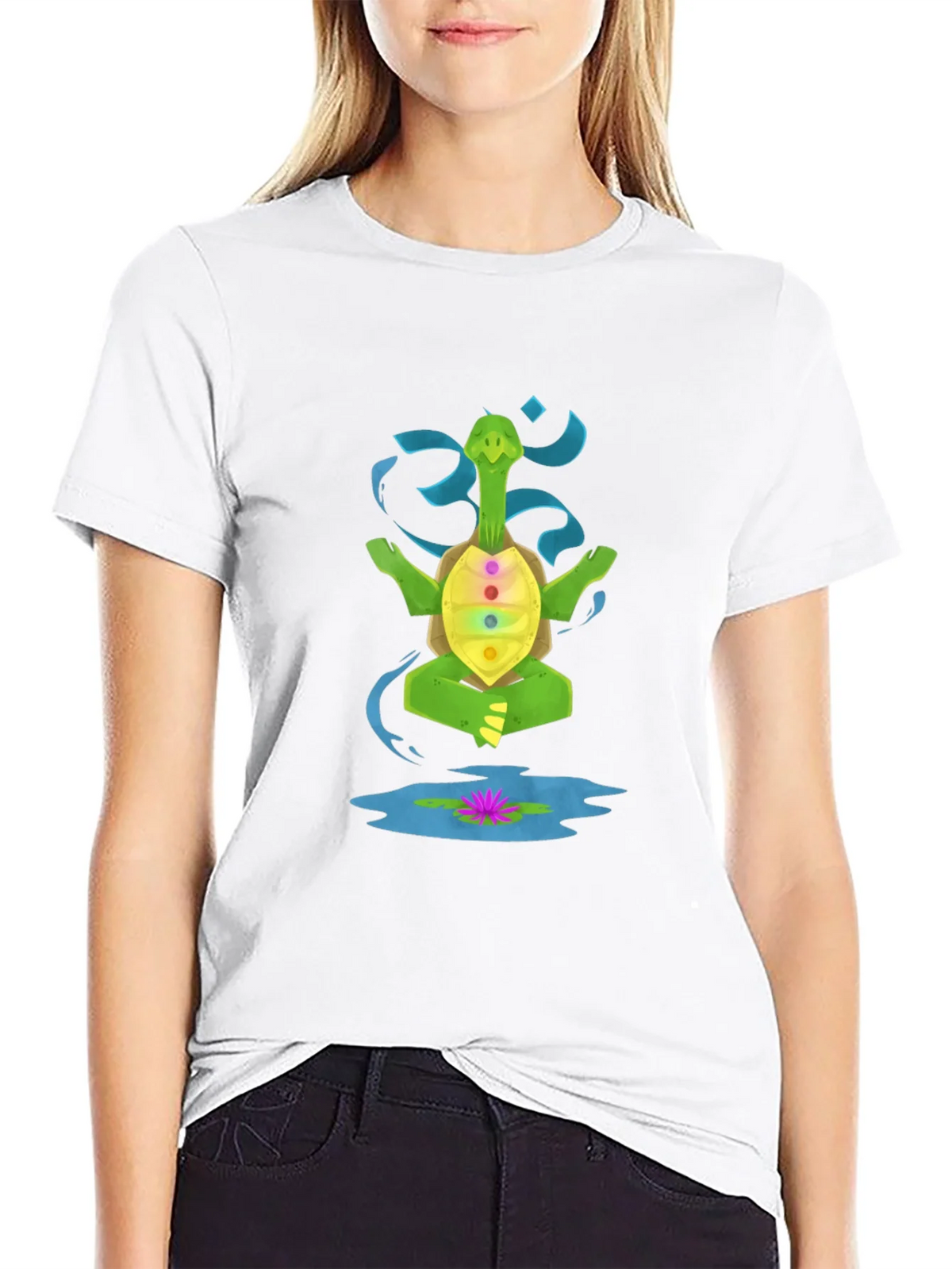 Meditating Turtle Chakra T-Shirt product image 8