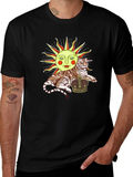 Sun Tiger Crown Graphic Tee - Unique Design product image 1