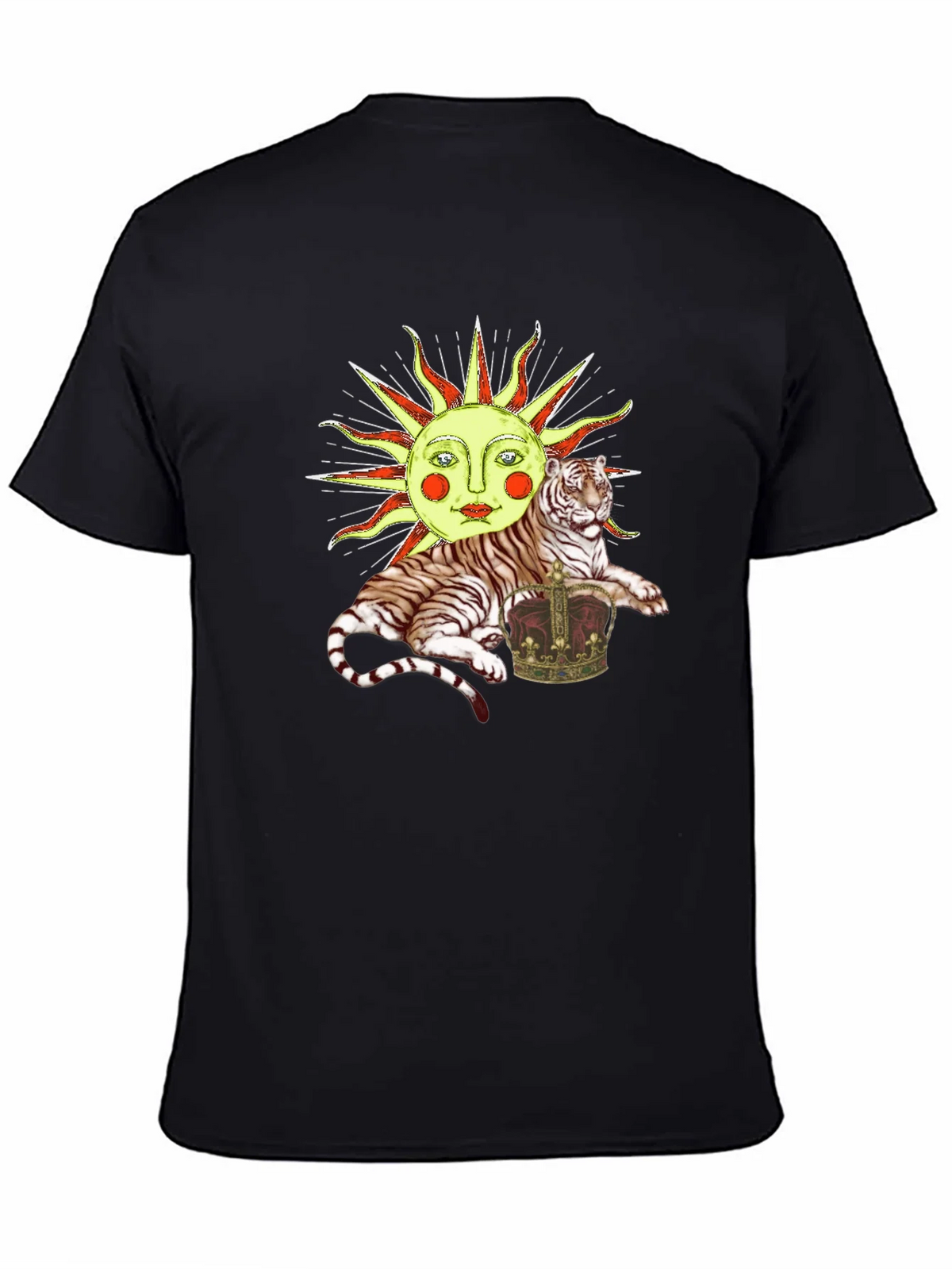 Sun Tiger Crown Graphic Tee - Unique Design product image 4