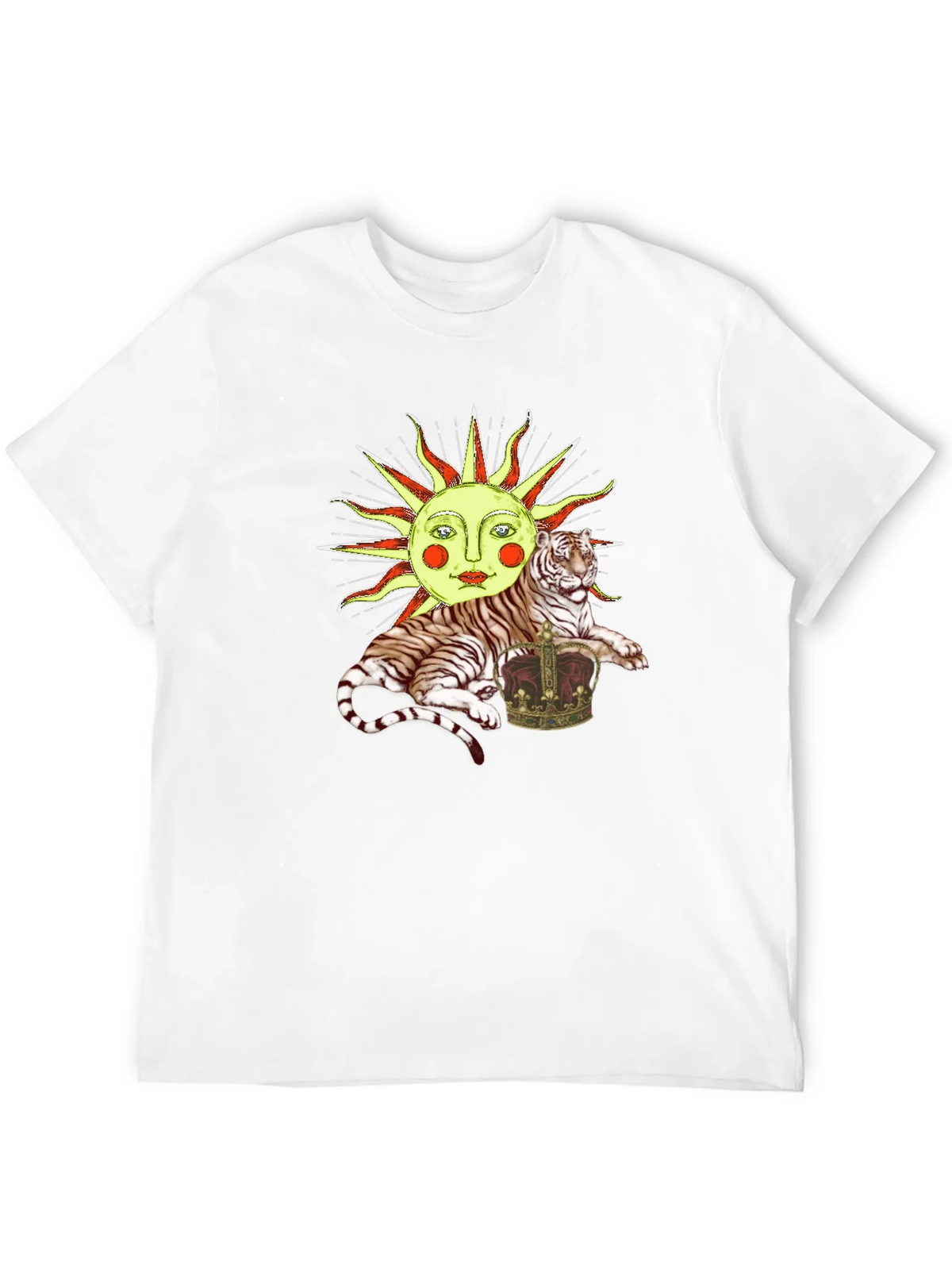 Sun Tiger Crown Graphic Tee - Unique Design product image 11