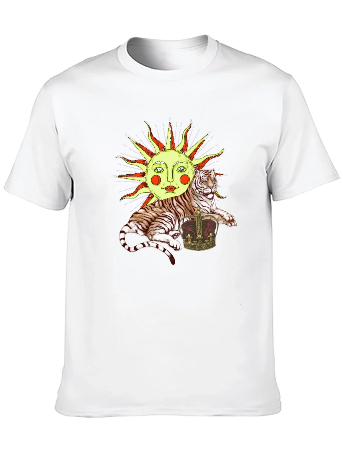 Sun Tiger Crown Graphic Tee - Unique Design product image 9
