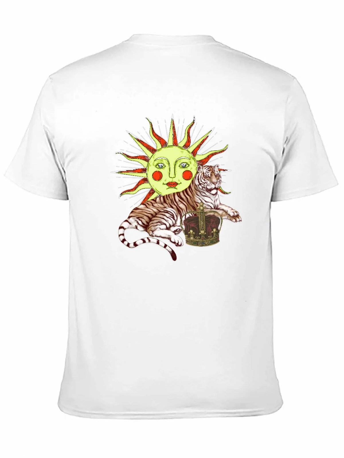 Sun Tiger Crown Graphic Tee - Unique Design product image 10