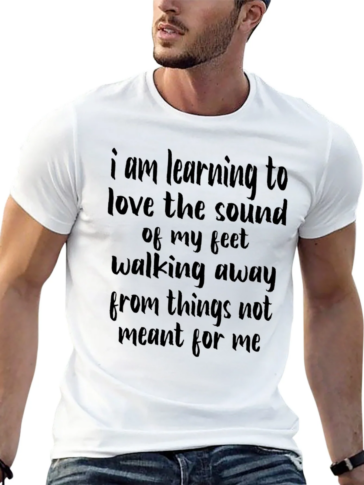 I Am Learning Motivational Graphic Tee product image 12