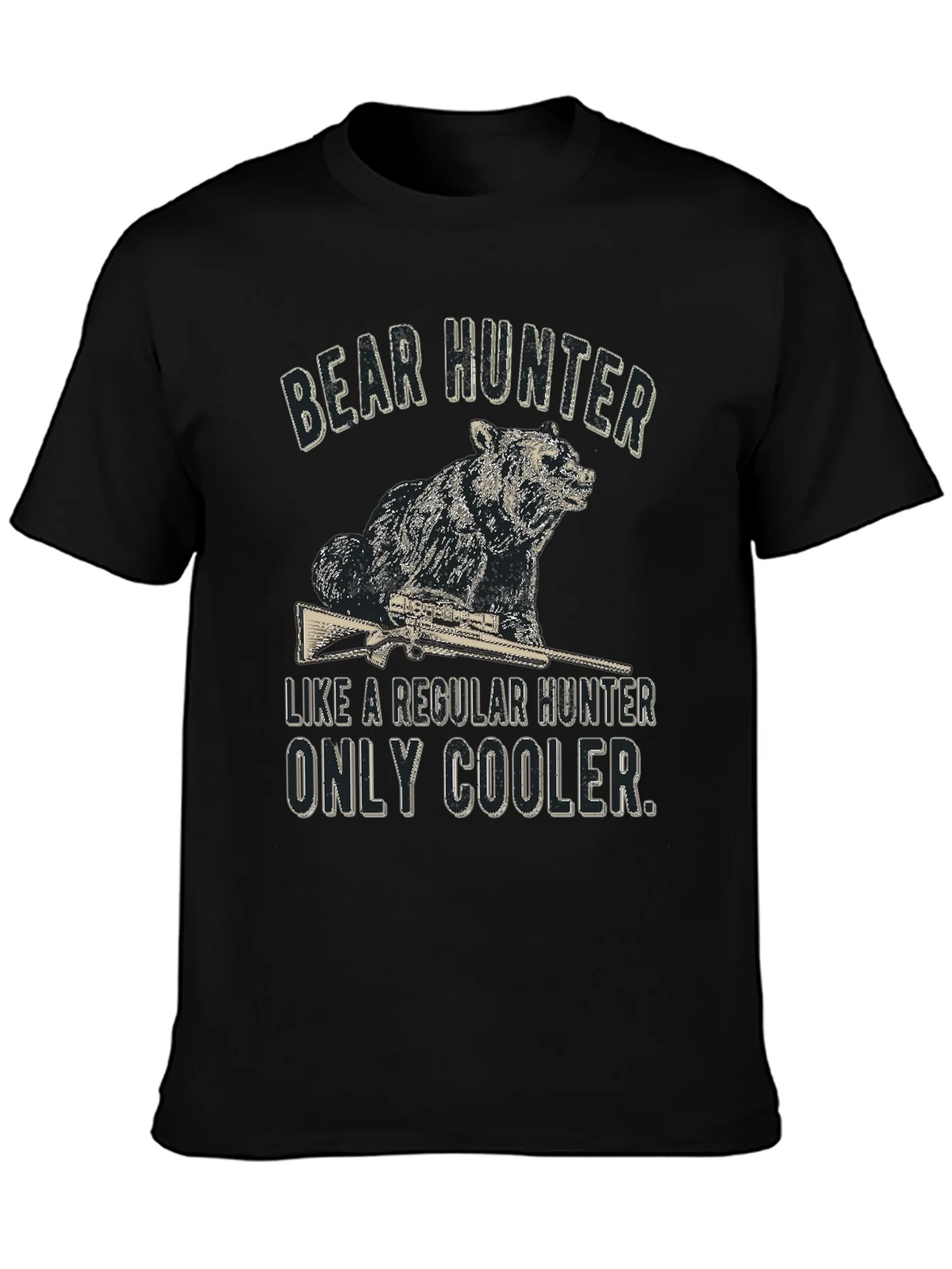 Bear Hunter Graphic Tee - Cool & Casual product image 3