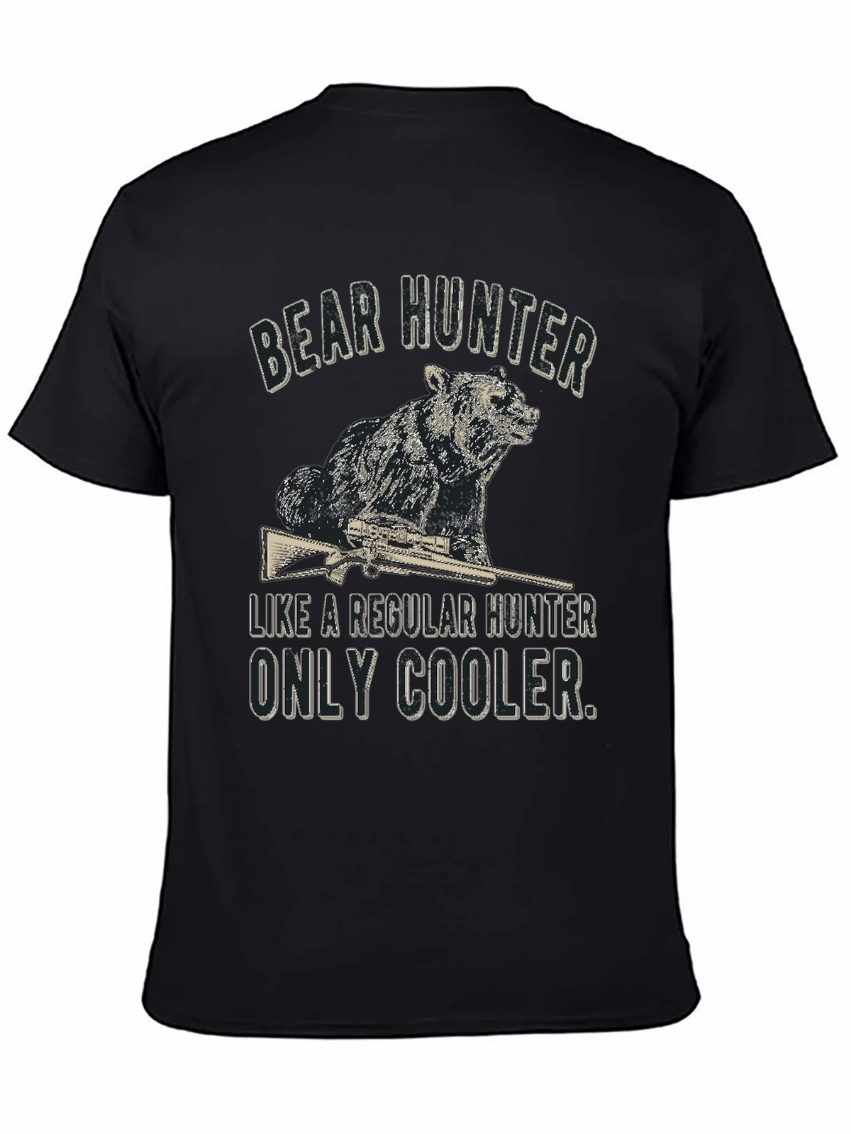 Bear Hunter Graphic Tee - Cool & Casual product image 4