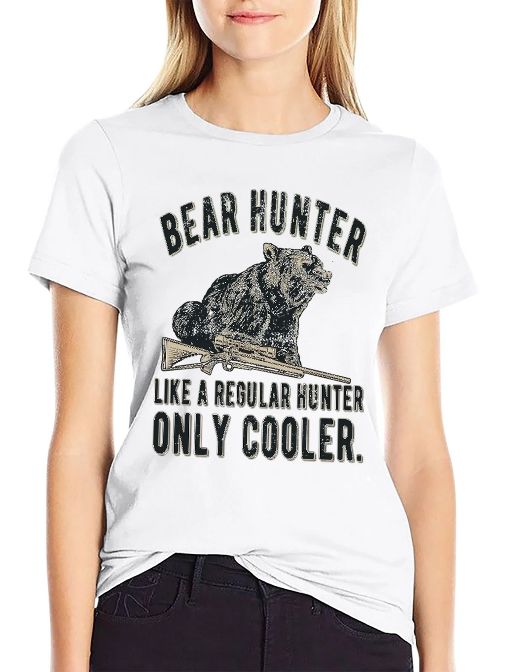 Bear Hunter Graphic Tee - Cool & Casual product image 8