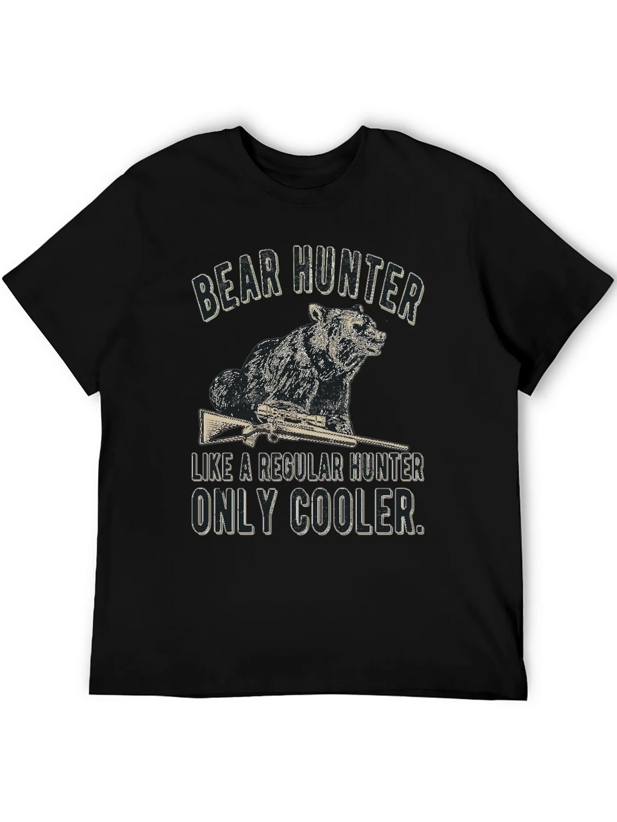 Bear Hunter Graphic Tee - Cool & Casual product image 5