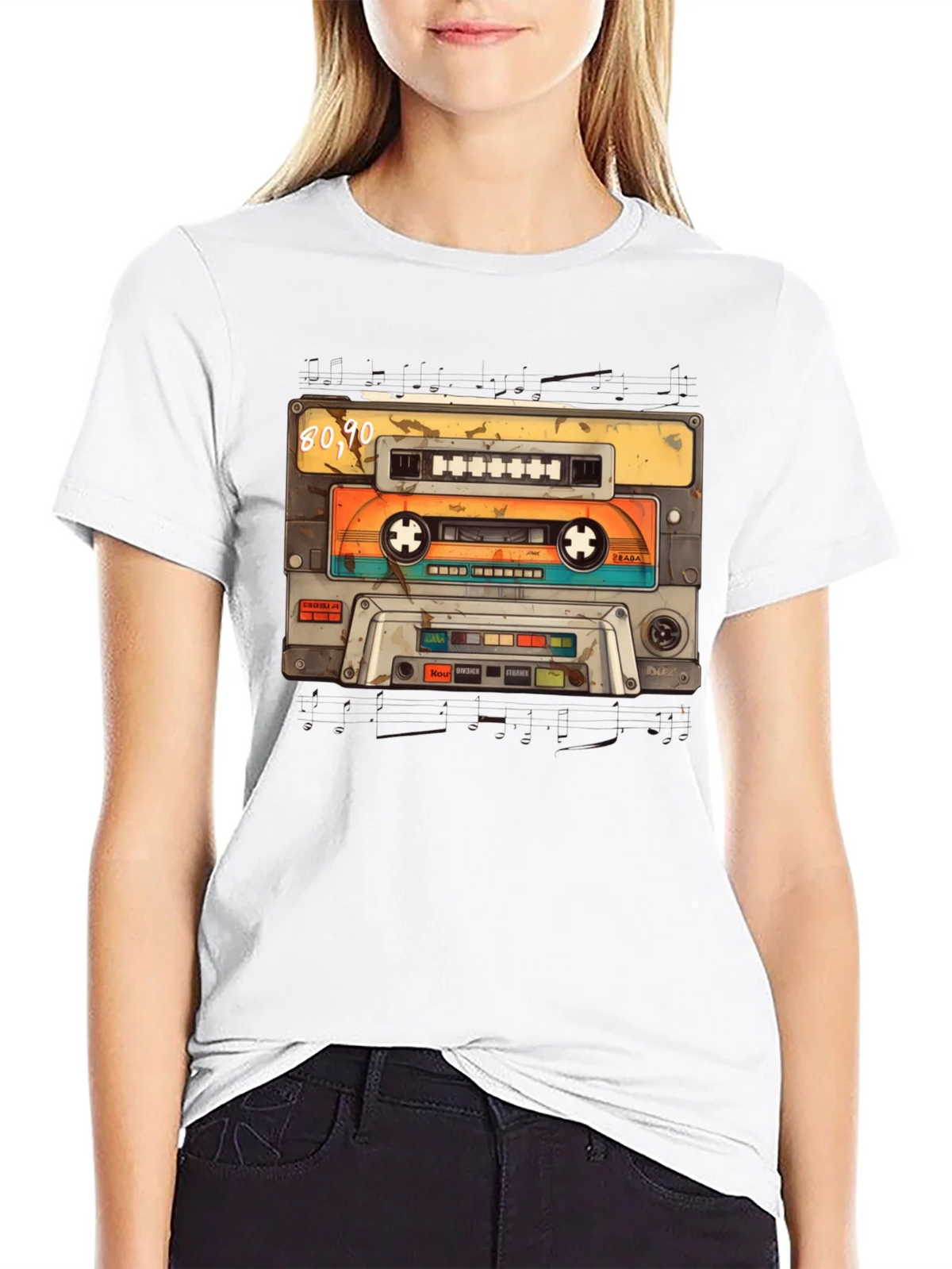 Vintage 80s/90s Cassette Tape Graphic T-Shirt product image 8