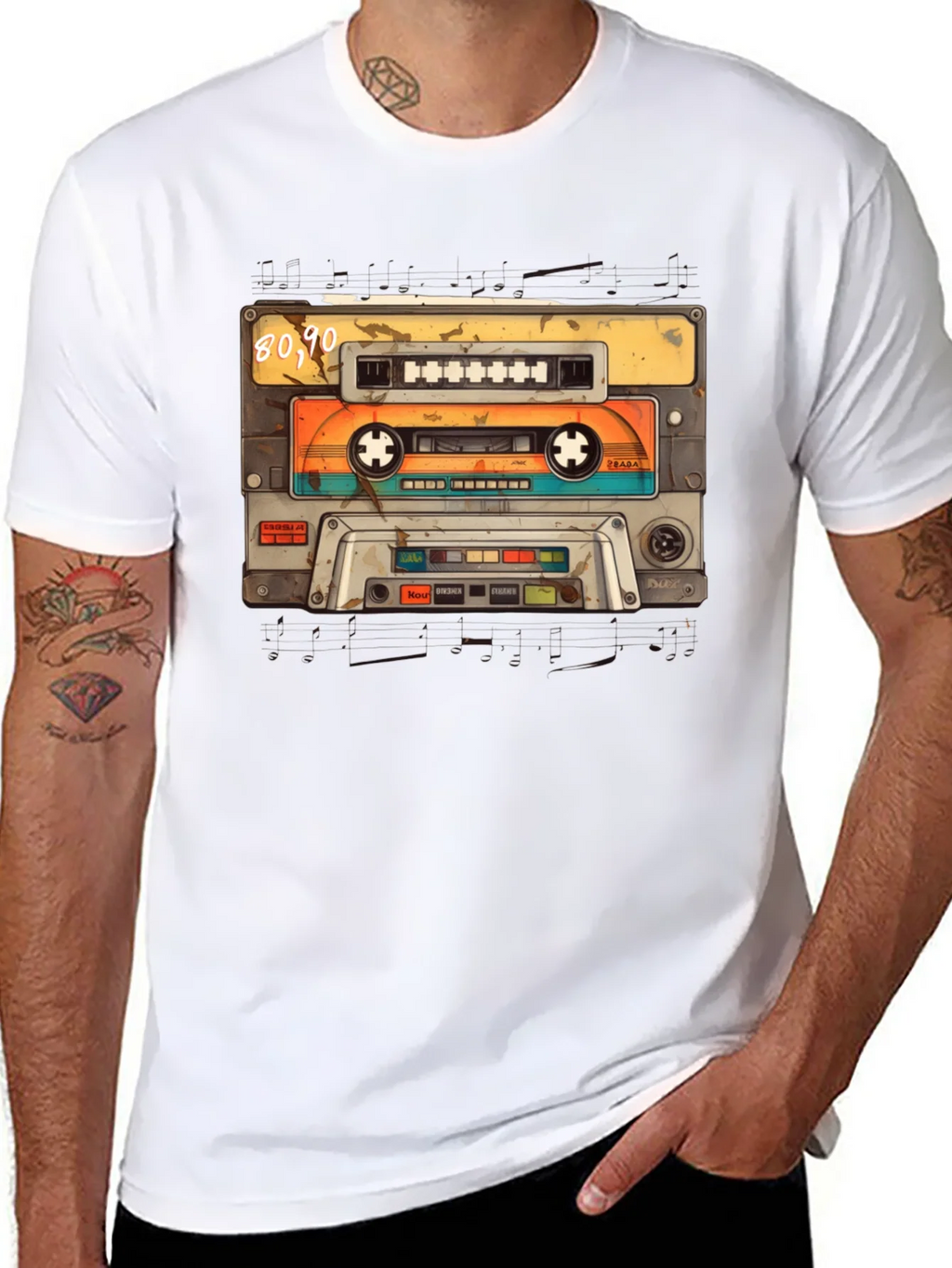 Vintage 80s/90s Cassette Tape Graphic T-Shirt product image 7