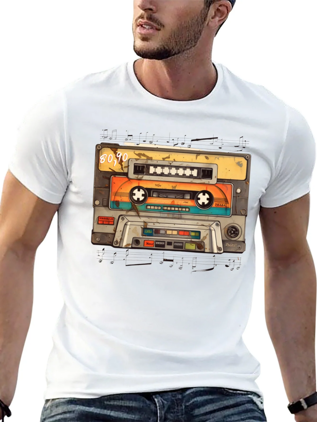 Vintage 80s/90s Cassette Tape Graphic T-Shirt product image 12