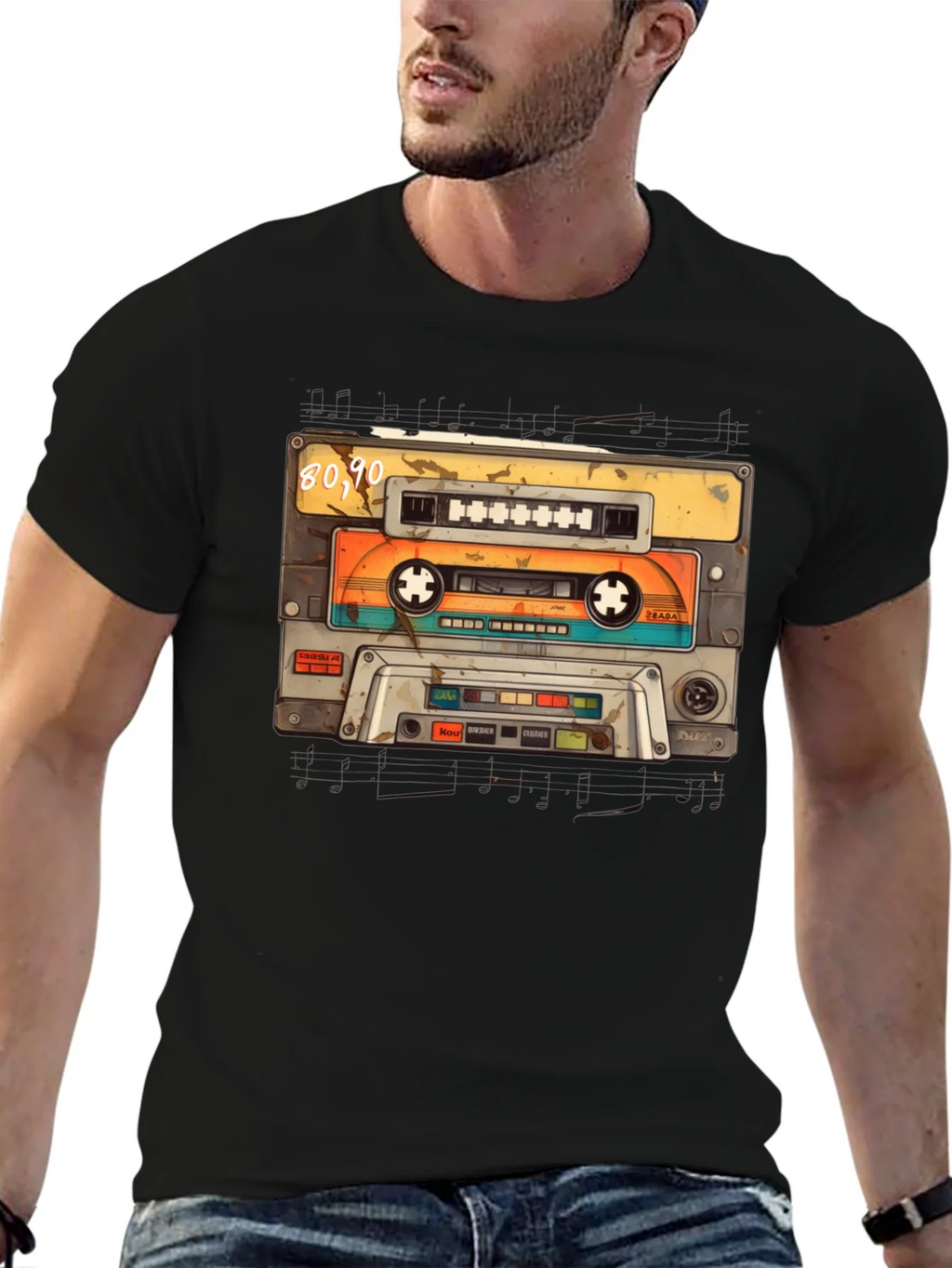 Vintage 80s/90s Cassette Tape Graphic T-Shirt product image 6