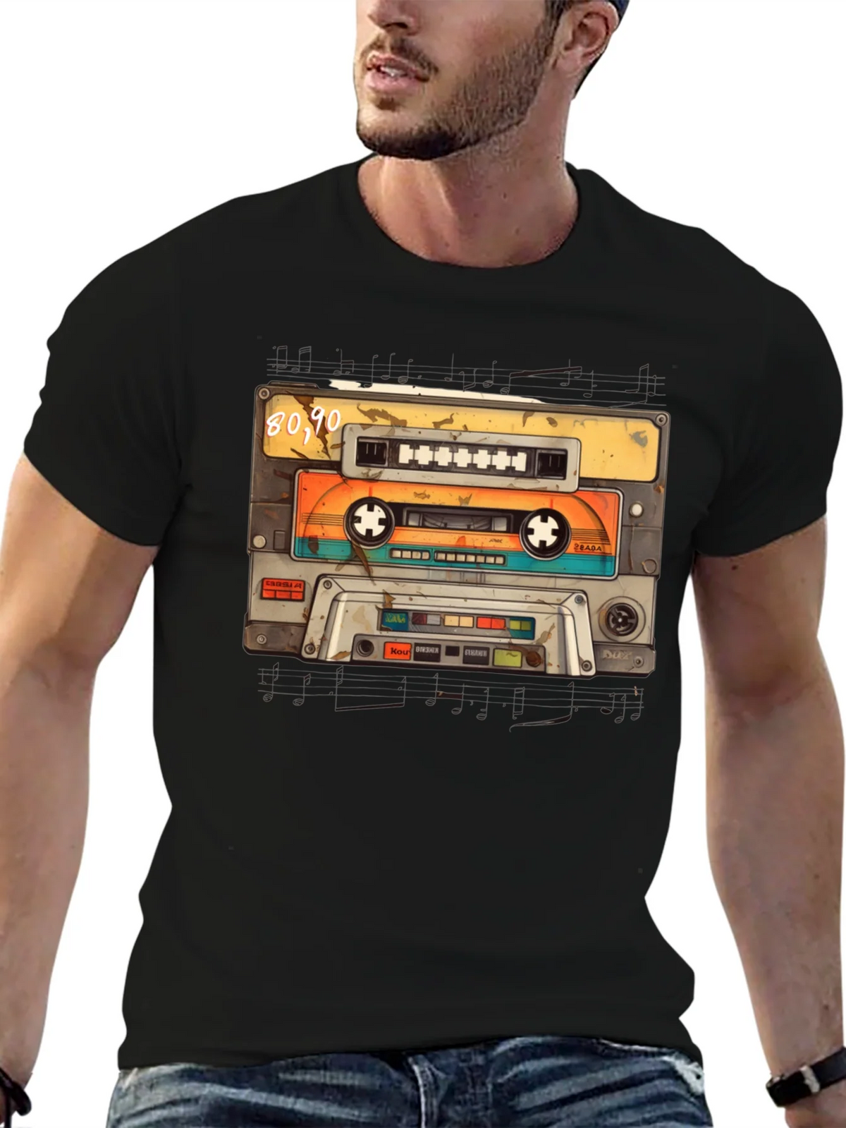 Vintage 80s/90s Cassette Tape Graphic T-Shirt product image 6