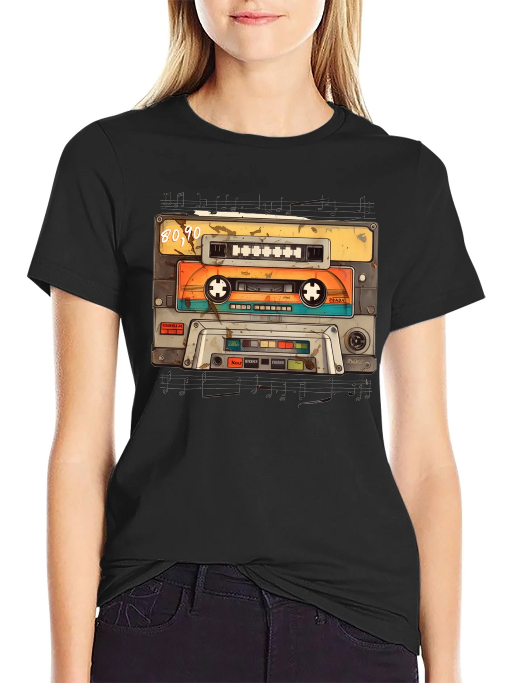 Vintage 80s/90s Cassette Tape Graphic T-Shirt product image 2