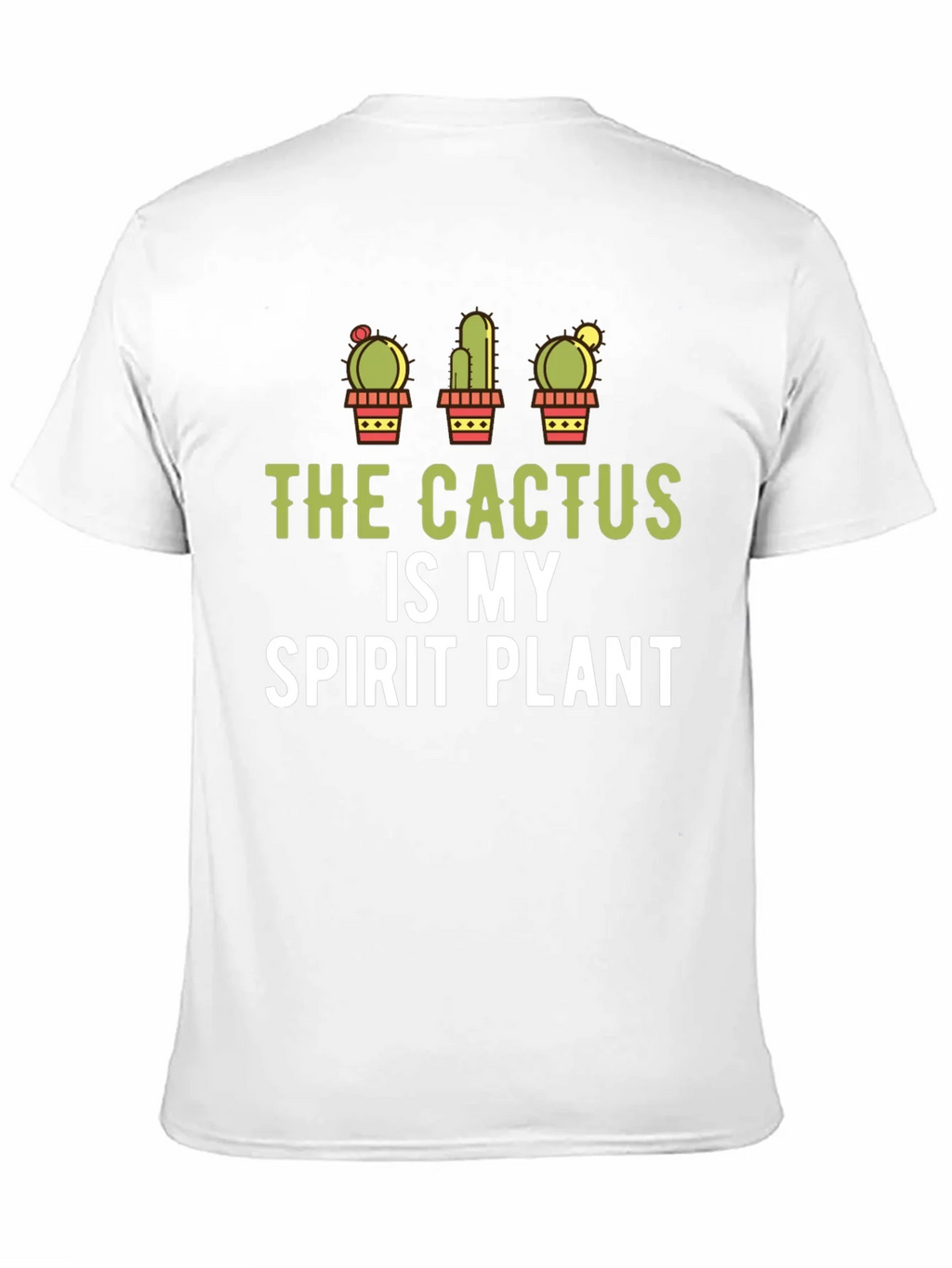 Cactus Spirit Plant Graphic Tee - Black Cotton product image 10