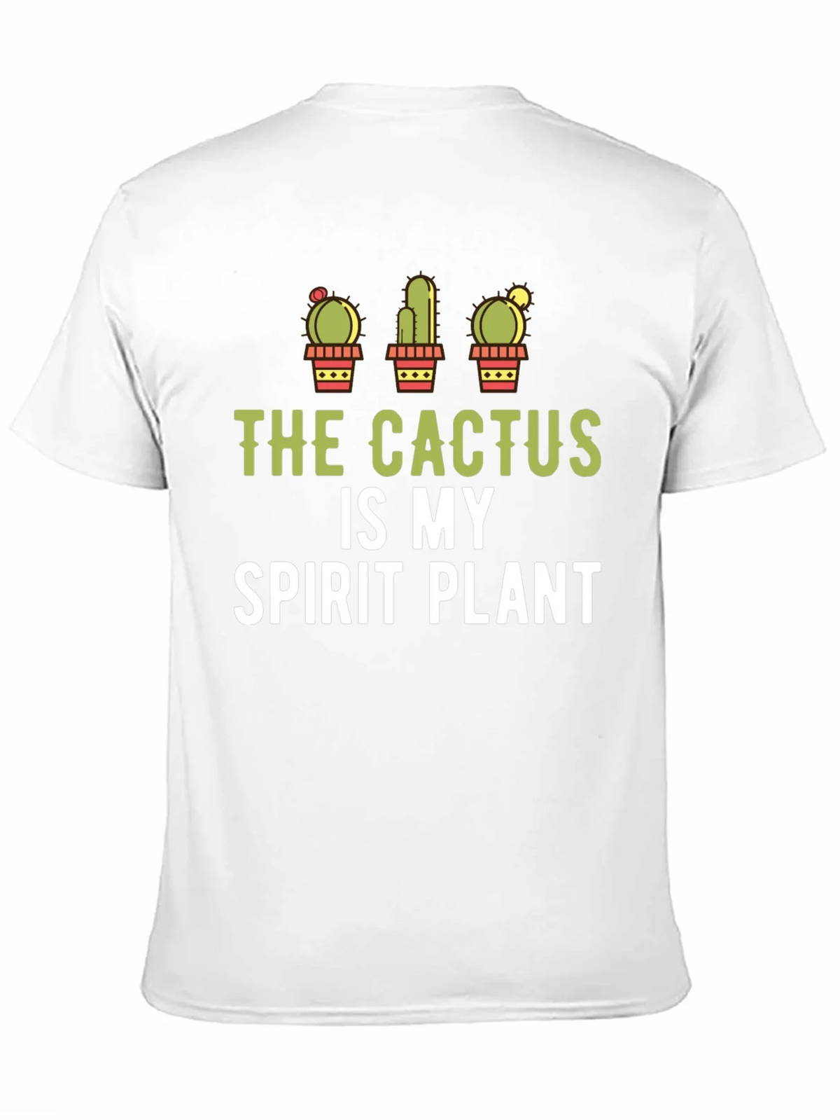 Cactus Spirit Plant Graphic Tee - Black Cotton product image 10