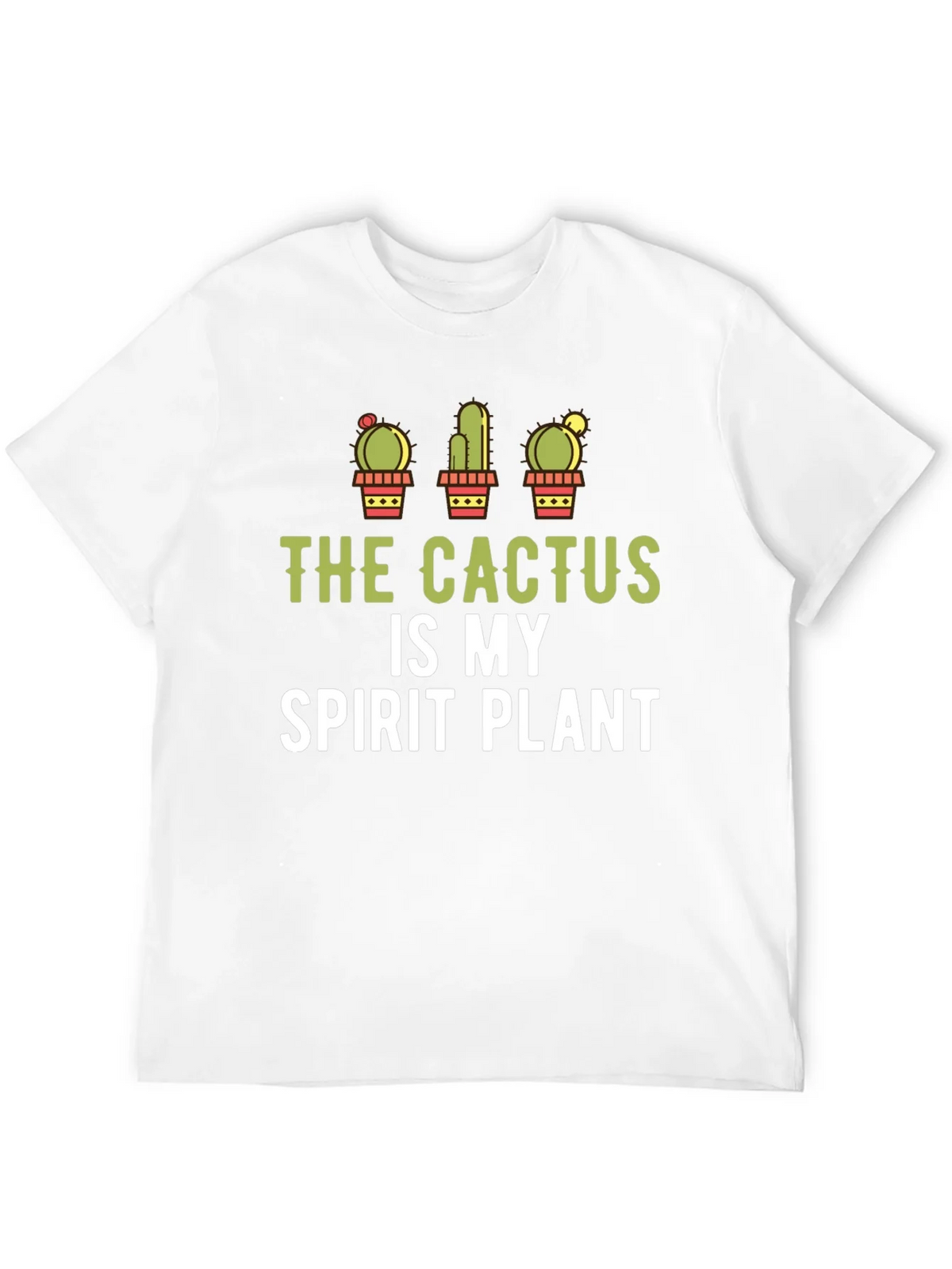 Cactus Spirit Plant Graphic Tee - Black Cotton product image 11