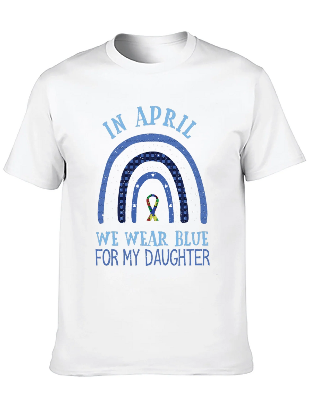 Autism Awareness In April We Wear Blue T-Shirt product image 9