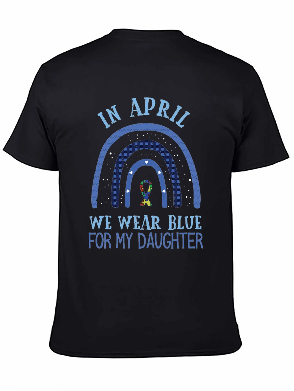 Autism Awareness In April We Wear Blue T-Shirt product image 4