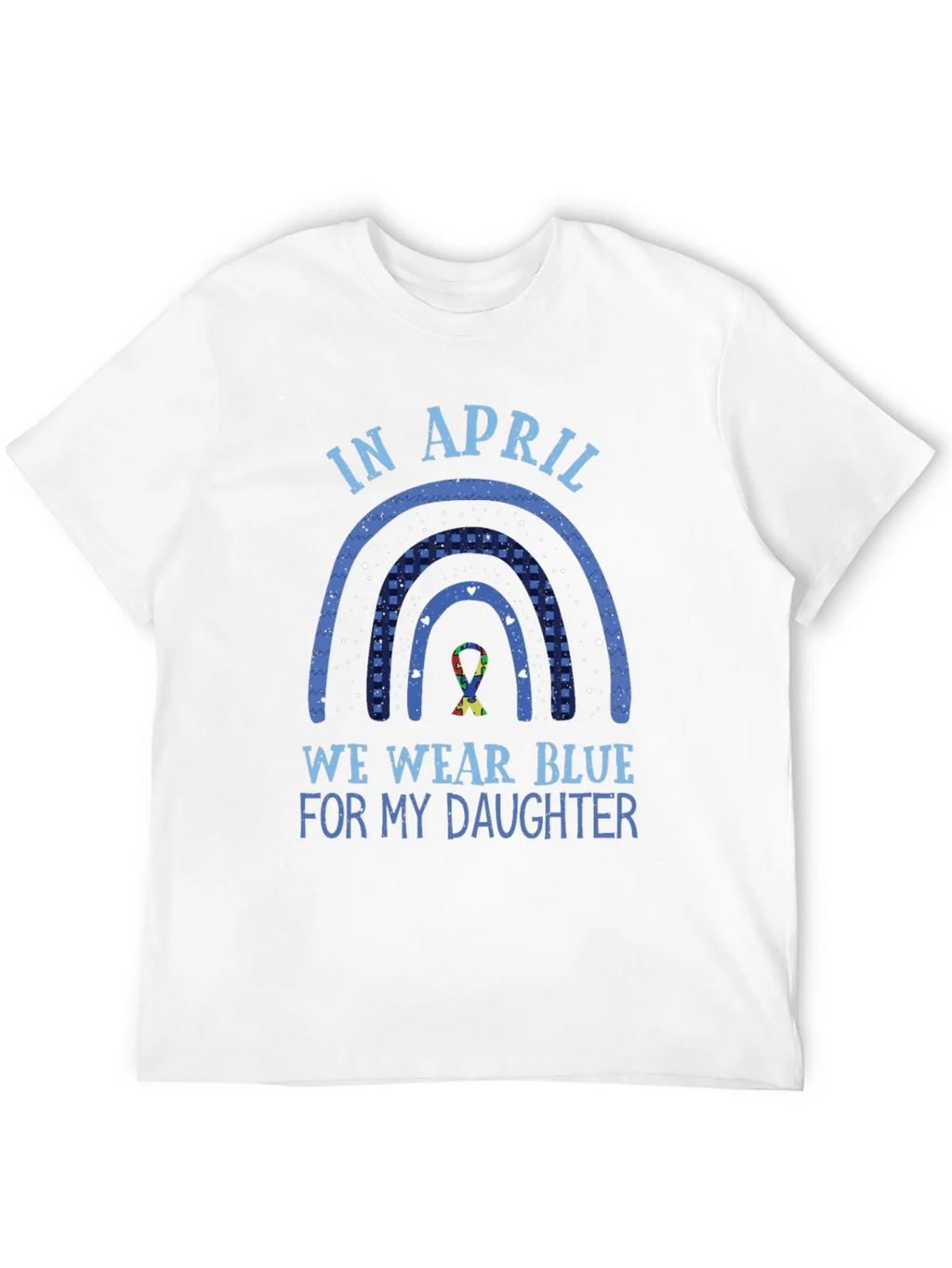 Autism Awareness In April We Wear Blue T-Shirt product image 11