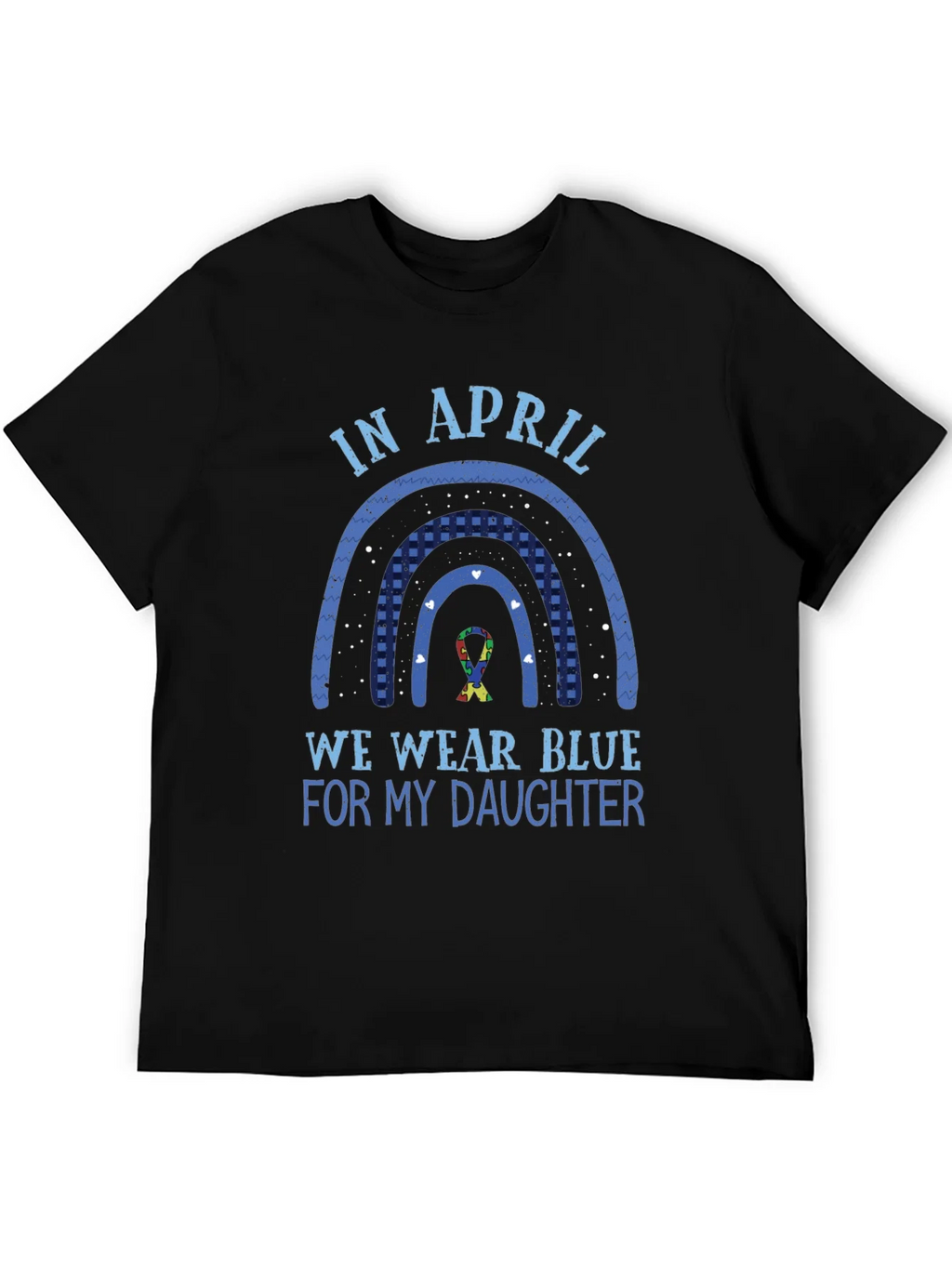 Autism Awareness In April We Wear Blue T-Shirt product image 5