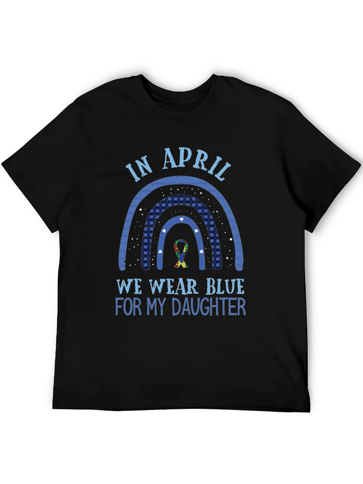 Autism Awareness In April We Wear Blue T-Shirt product image 5