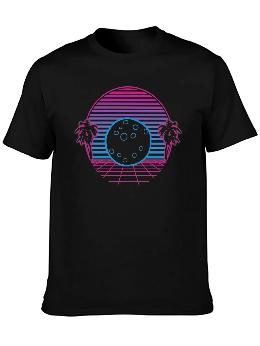 Retro Sunset Moon T-Shirt product image 3