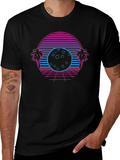 Retro Sunset Moon T-Shirt product image 1