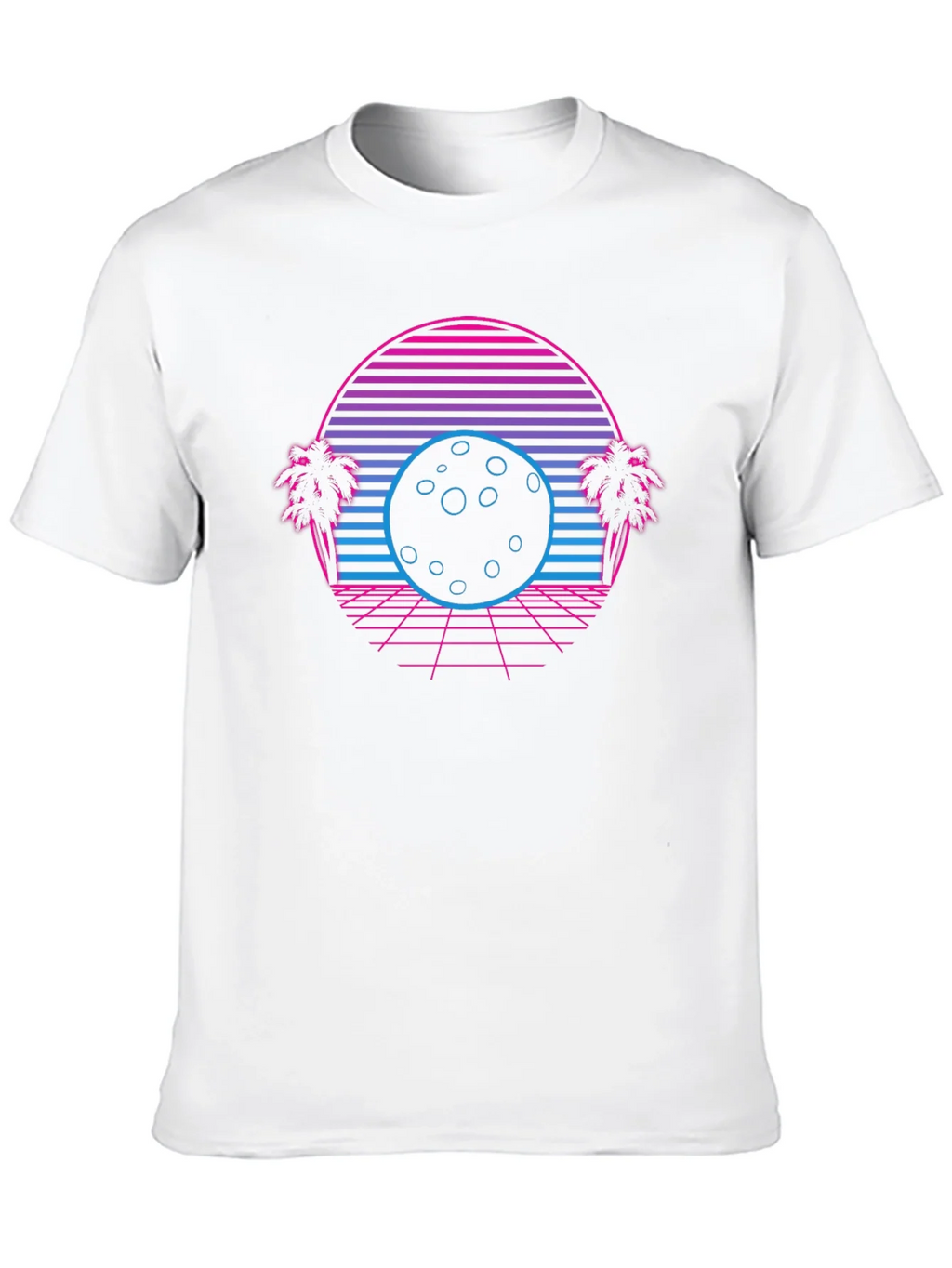 Retro Sunset Moon T-Shirt product image 9
