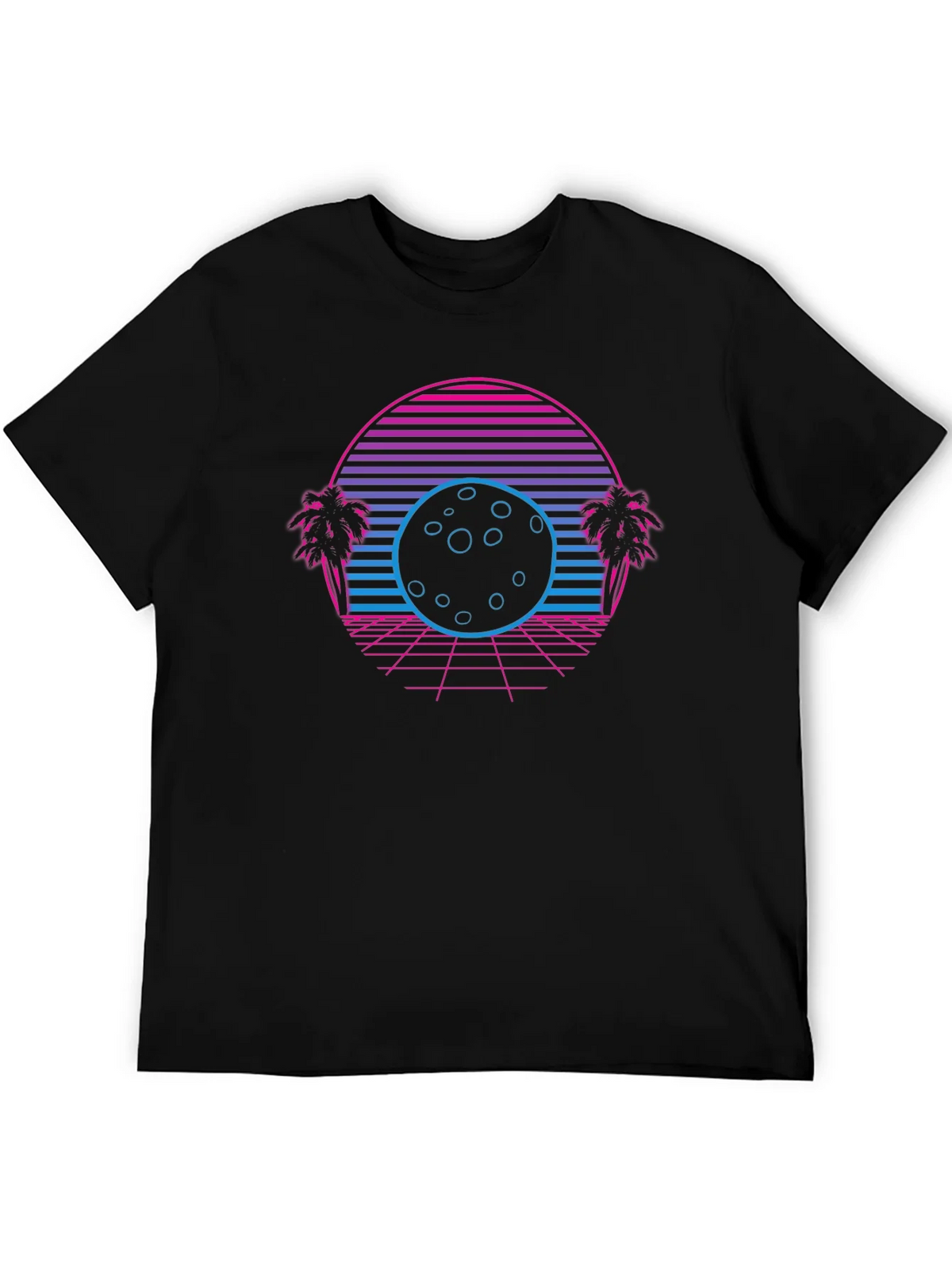 Retro Sunset Moon T-Shirt product image 5